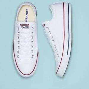 White low top converse
